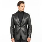 Real Leather Blazer for Men - Image 8