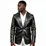 Real Leather Blazer for Men - Image 17