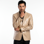 Men's Real Leather Blazer - Image 15