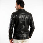 Men's Real Leather Blazer - Image 5