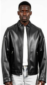 Men's Real Leather Jacket - Image 4
