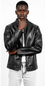 Men's Real Leather Jacket - Image 13