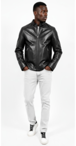 Men's Real Leather Jacket - Image 6