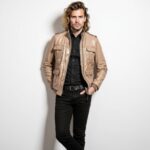 Men's Real Leather Bomber Jacket - Image 13