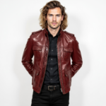 Men's Real Leather Bomber Jacket - Image 10