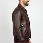 Men's Real Leather Jacket - Image 11