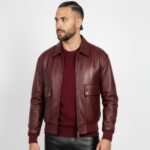 Men's Real Leather Jacket - Image 16
