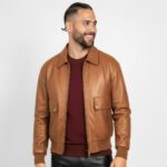Men's Real Leather Jacket - Image 13