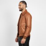 Men's Real Leather Jacket - Image 14