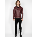 Men's Real Leather Biker Jacket - Image 16