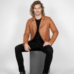 Men's Real Leather Biker Jacket - Image 19