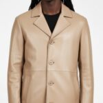 Men's Real Leather Trench Coat - Image 18