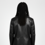 Men's Real Leather Trench Coat - Image 10