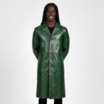 Men's Real Leather Trench Coat - Image 25
