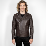 Men's Real Leather Biker Jacket