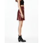 Women's Real Leather Skirt - Image 3