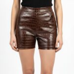 Women's Leather Shorts - Image 23