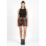 Women's Leather Shorts - Image 25