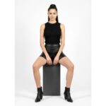 Women's Leather Shorts - Image 22