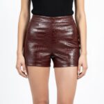 Women's Leather Shorts - Image 26