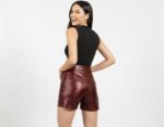 Women's Leather Shorts - Image 27