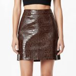 Women's Real Leather Skirt - Image 19