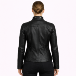Beautiful Women’s Black Rider Jacket - Image 2