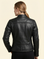 Thermo Liner Women Motorcycle Leather Jacket - Image 2