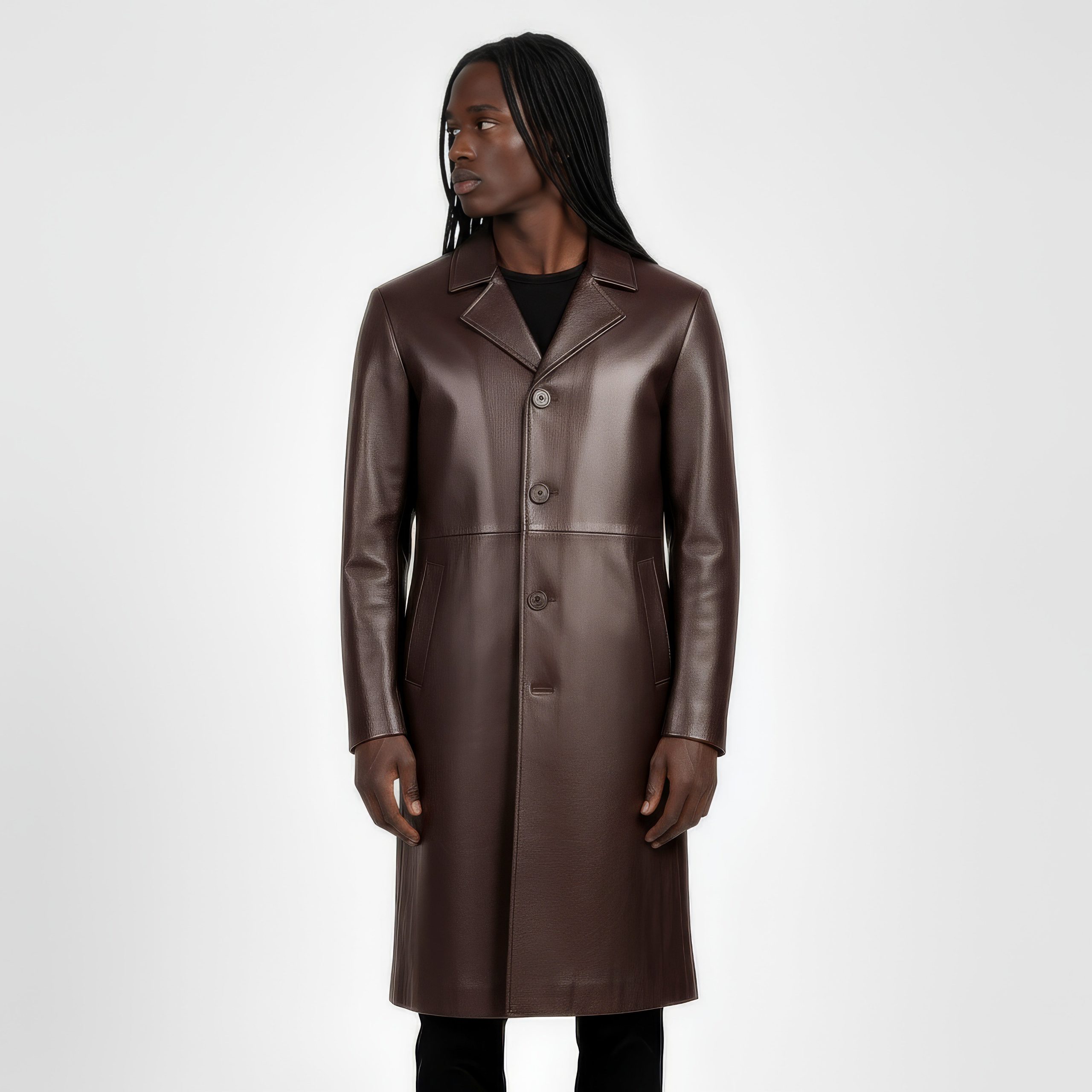Real Leather Coat for Men
